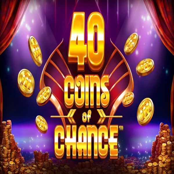 40 Coins of Chance online game logo by SYNOT Games on slotspalacegreece.com