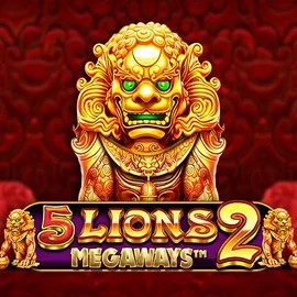 Slots logo of 5 Lions Megaways 2 from Pragmatic Play at SlotsPalace Casino
