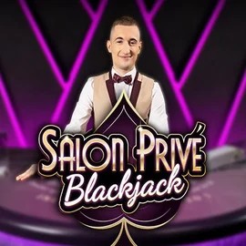 Blackjack Salon Privé by Ezugi, showcased at slotspalacegreece.com – game logo