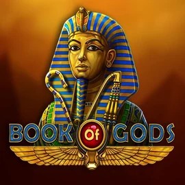 Book of Gods slot logo by BF Games at SlotsPalace Casino