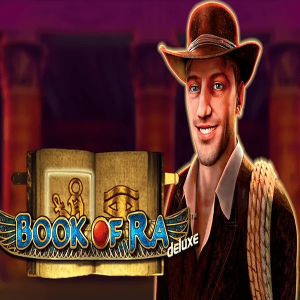 Enjoy Book of Ra Deluxe by Novomatic – logo hosted on slotspalacegreece.com