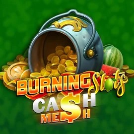 Official Slots logo: Burning Slots Cash Mesh by BF Games at SlotsPalace Casino