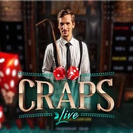 Enjoy Live Craps by Evolution – logo hosted on slotspalacegreece.com