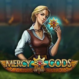 Mercy Of The Gods online game logo by NetEnt on slotspalacegreece.com