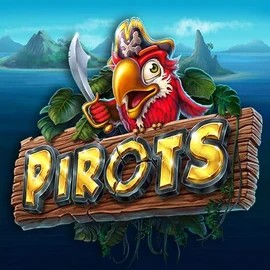 Pirots online game logo by ELK Studios on slotspalacegreece.com