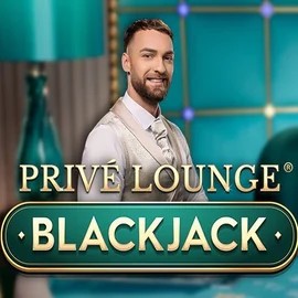 Privé Lounge Blackjack slot logo by Pragmatic Play at SlotsPalace Casino