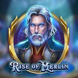 Rise of Merlin online game logo by Play’n GO on slotspalacegreece.com