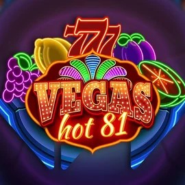Vegas Hot 81 online game logo by Wazdan on slotspalacegreece.com