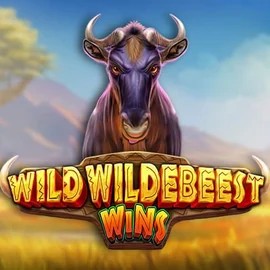 Wild Wildebeest Wins slot logo by Pragmatic Play at SlotsPalace Casino